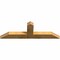 Ekena Millwork Portland Rough Sawn Timber Gable Bracket, Western Red Cedar, 60"W x 20"H x 4"D x 6"F, 8/12 Pitch GBW060X20X0406POR00RWR - alternate 3